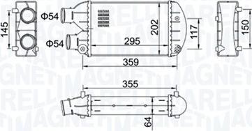 Magneti Marelli 351319204510 - Intercooler www.autoricambit.com