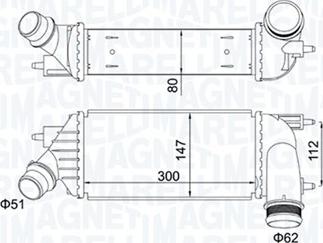 Magneti Marelli 351319204140 - Intercooler www.autoricambit.com