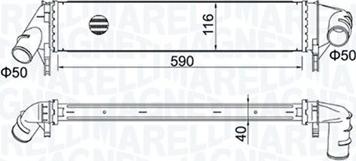 Magneti Marelli 351319205260 - Intercooler www.autoricambit.com