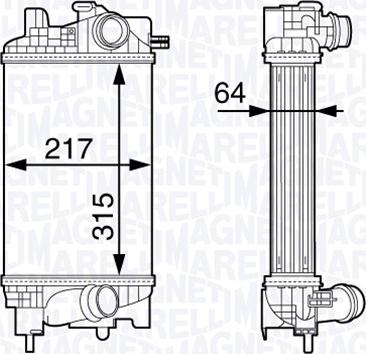 Magneti Marelli 351319203020 - Intercooler www.autoricambit.com