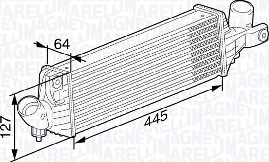 Magneti Marelli 351319203330 - Intercooler www.autoricambit.com