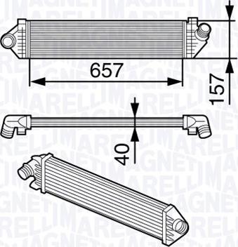 Magneti Marelli 351319202050 - Intercooler www.autoricambit.com