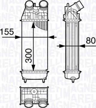 Magneti Marelli 351319202860 - Intercooler www.autoricambit.com