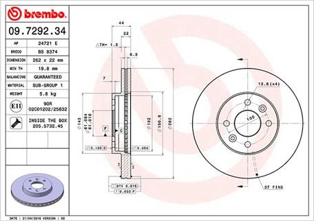 Magneti Marelli 360406043300 - Discofreno www.autoricambit.com