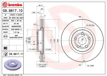 Magneti Marelli 360406058800 - Discofreno www.autoricambit.com