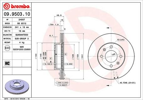 Magneti Marelli 360406005500 - Discofreno www.autoricambit.com