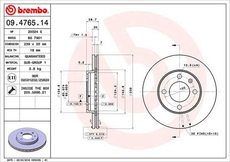 Magneti Marelli 360406000900 - Discofreno www.autoricambit.com