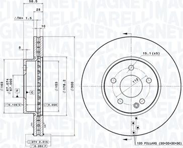 Magneti Marelli 360406007301 - Discofreno www.autoricambit.com