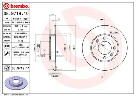 Magneti Marelli 360406019100 - Discofreno www.autoricambit.com