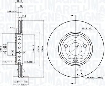 Magneti Marelli 360406014601 - Discofreno www.autoricambit.com