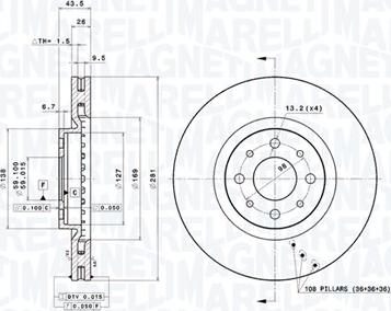 Magneti Marelli 360406010400 - Discofreno www.autoricambit.com