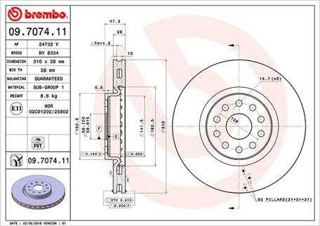 Magneti Marelli 360406010701 - Discofreno www.autoricambit.com