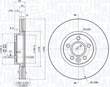 Magneti Marelli 360406087601 - Discofreno www.autoricambit.com