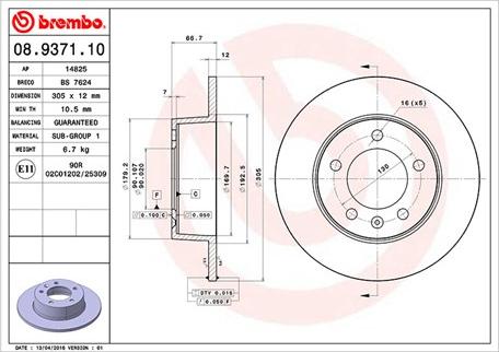 Magneti Marelli 360406039600 - Discofreno www.autoricambit.com