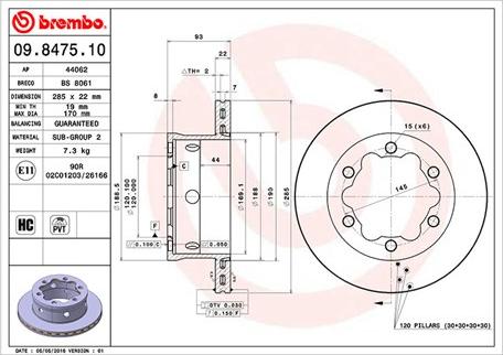 Magneti Marelli 360406033200 - Discofreno www.autoricambit.com