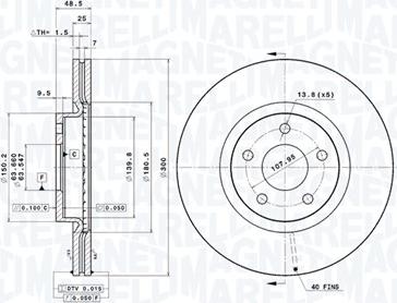 Magneti Marelli 360406026401 - Discofreno www.autoricambit.com