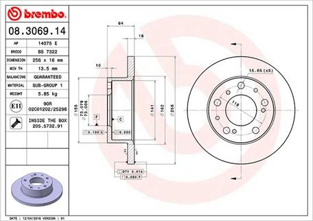 Magneti Marelli 360406020900 - Discofreno www.autoricambit.com