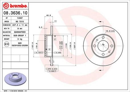 Magneti Marelli 360406020400 - Discofreno www.autoricambit.com