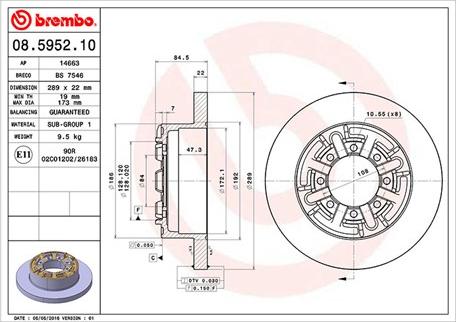 Magneti Marelli 360406022900 - Discofreno www.autoricambit.com