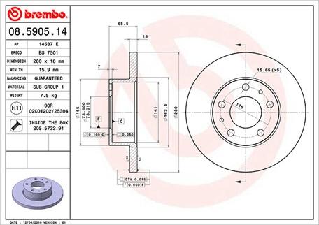 Magneti Marelli 360406022500 - Discofreno www.autoricambit.com