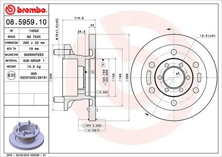 Magneti Marelli 360406022800 - Discofreno www.autoricambit.com