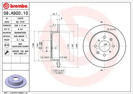 Magneti Marelli 360406079400 - Discofreno www.autoricambit.com