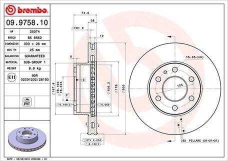 Magneti Marelli 360406074100 - Discofreno www.autoricambit.com