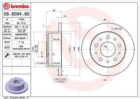 Magneti Marelli 360406072800 - Discofreno www.autoricambit.com