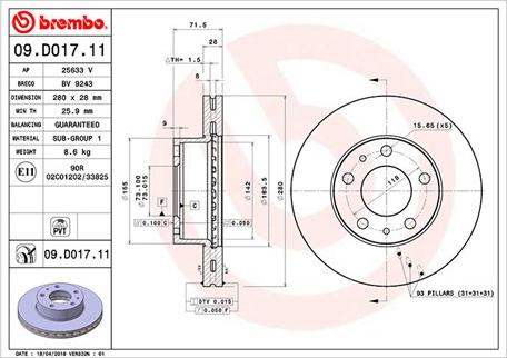 Magneti Marelli 360406159101 - Discofreno www.autoricambit.com