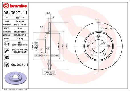 Magneti Marelli 360406165601 - Discofreno www.autoricambit.com