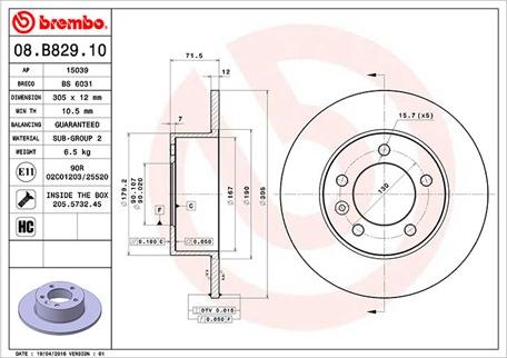 Magneti Marelli 360406106500 - Discofreno www.autoricambit.com