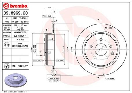 Magneti Marelli 360406110100 - Discofreno www.autoricambit.com