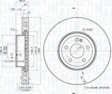 Magneti Marelli 360406184504 - Discofreno www.autoricambit.com