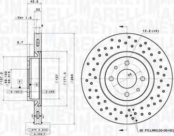 Magneti Marelli 360406181301 - Discofreno www.autoricambit.com