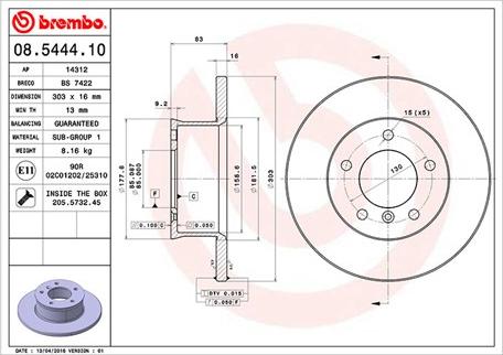 Magneti Marelli 360406124200 - Discofreno www.autoricambit.com