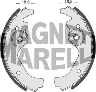 Magneti Marelli 360219198304 - Ganascia freno www.autoricambit.com