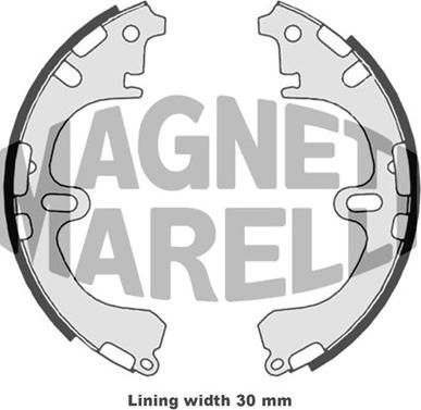 Magneti Marelli 360219198317 - Ganascia freno www.autoricambit.com