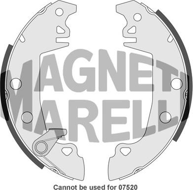 Magneti Marelli 360219192100 - Ganascia freno www.autoricambit.com