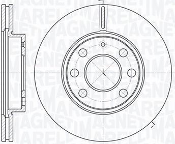 Magneti Marelli 361302040184 - Discofreno www.autoricambit.com