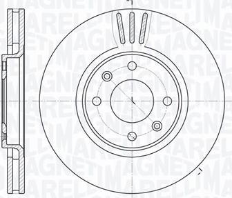 Magneti Marelli 361302040172 - Discofreno www.autoricambit.com