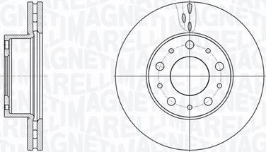 Magneti Marelli 361302040801 - Discofreno www.autoricambit.com