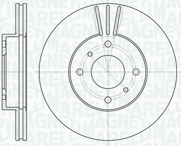 Magneti Marelli 361302040318 - Discofreno www.autoricambit.com