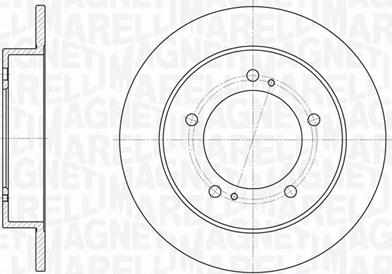 Magneti Marelli 361302040209 - Discofreno www.autoricambit.com