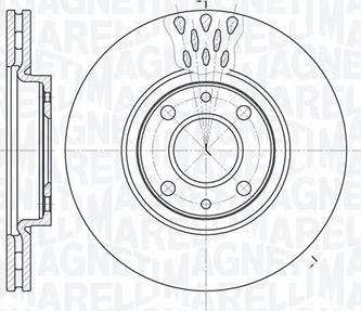 Magneti Marelli 361302040238 - Discofreno www.autoricambit.com