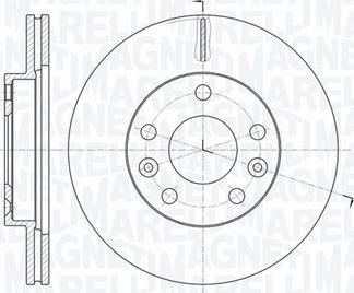 Magneti Marelli 361302040773 - Discofreno www.autoricambit.com