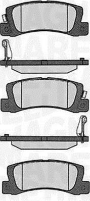 Magneti Marelli 363916060492 - Kit pastiglie freno, Freno a disco www.autoricambit.com