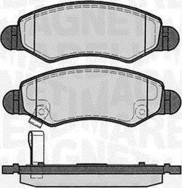 Magneti Marelli 363916060450 - Kit pastiglie freno, Freno a disco www.autoricambit.com