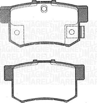 Magneti Marelli 363916060464 - Kit pastiglie freno, Freno a disco www.autoricambit.com