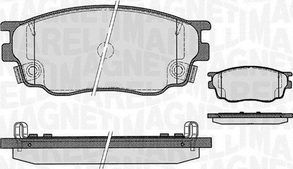 Magneti Marelli 600000098350 - Kit pastiglie freno, Freno a disco www.autoricambit.com