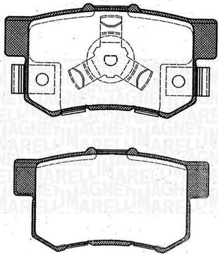 Magneti Marelli 363916060463 - Kit pastiglie freno, Freno a disco www.autoricambit.com